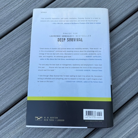 Everyday Survival Hardcover Book by Laurence Gonzales - Picture 7 of 17